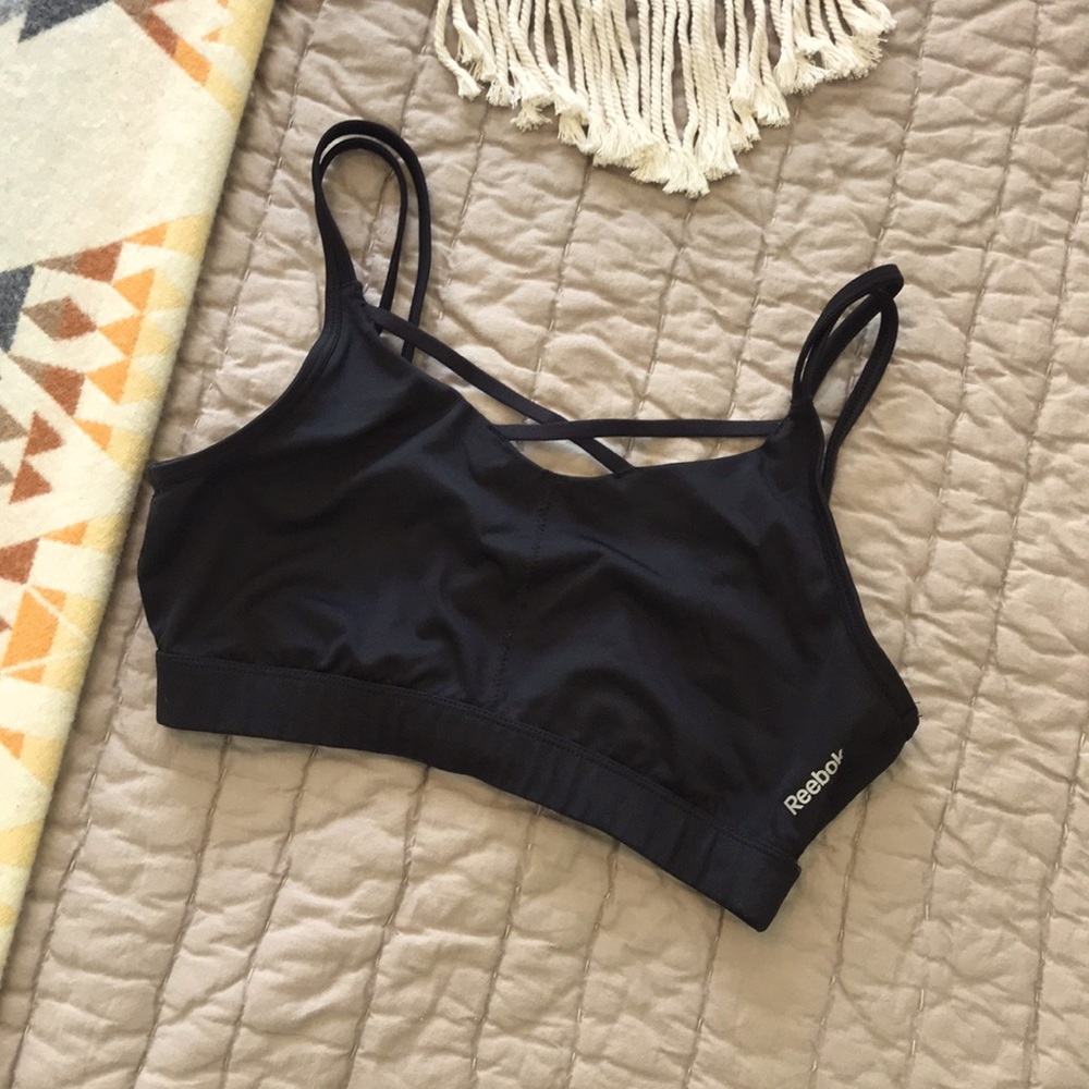 Reebok Black Sports Bra
